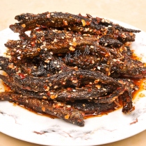 四川特产小吃 好吃的麻辣泥鳅干 私房菜美食香辣小泥鳅零食 包邮-
